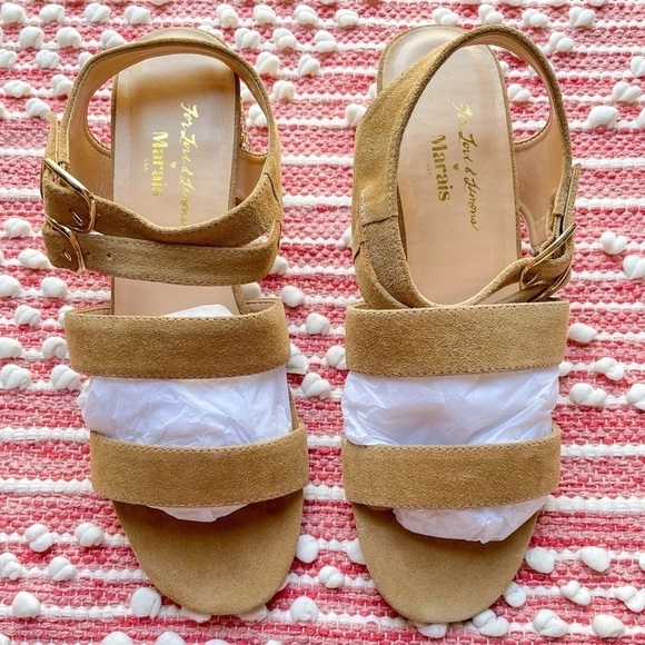 For Love & Lemons x Marais Collab Jardin Glitter‎ Heels Size 10 - Picture 2 of 11